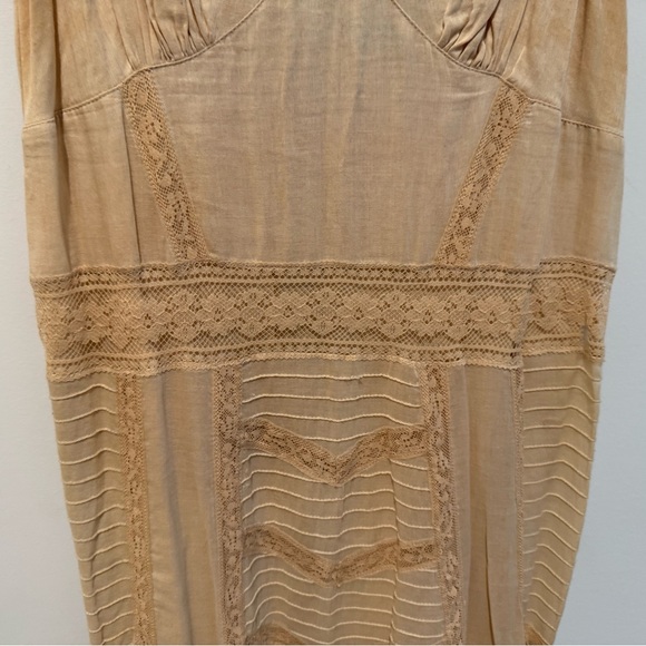 Topshop Beige Lace Maxi Dress - Picture 4 of 8